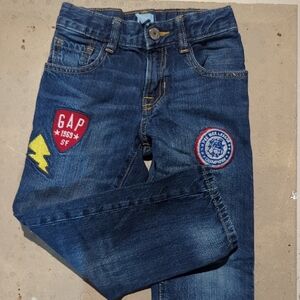 GAP Boys Denim Jeans with Colorful Patches